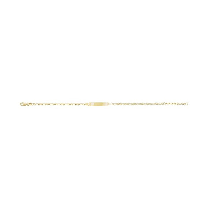Adjustable Identification Figaro Bracelet