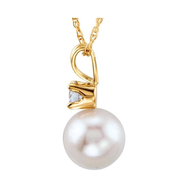 Accented Pearl Necklace