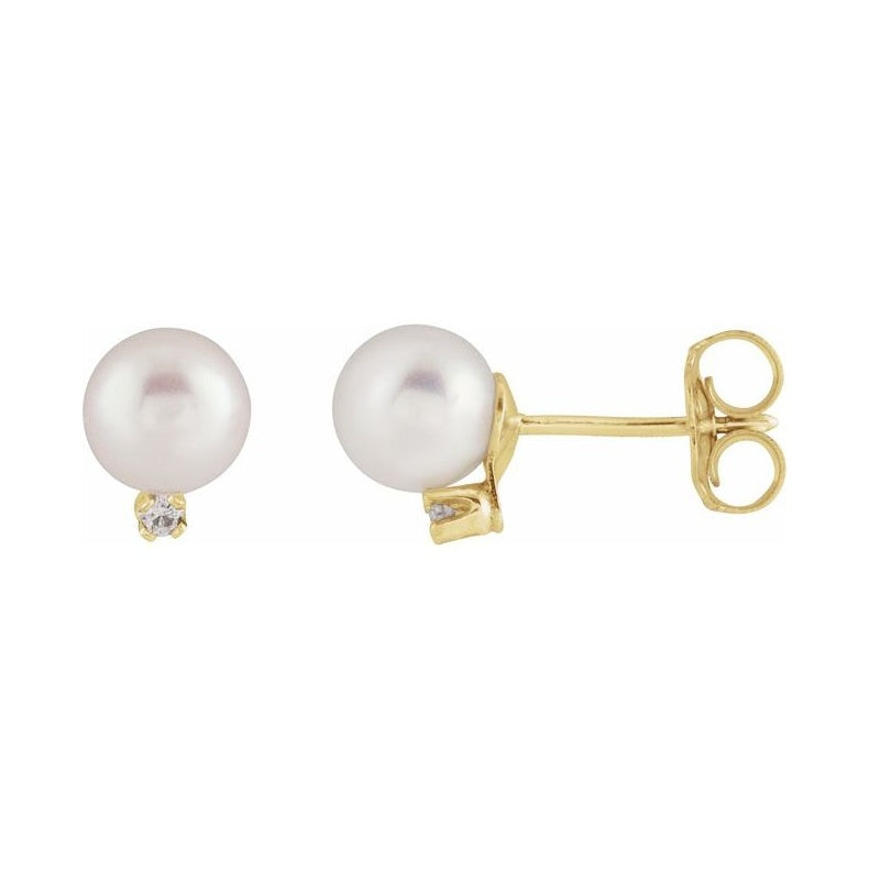 Accented Pearl Earrings