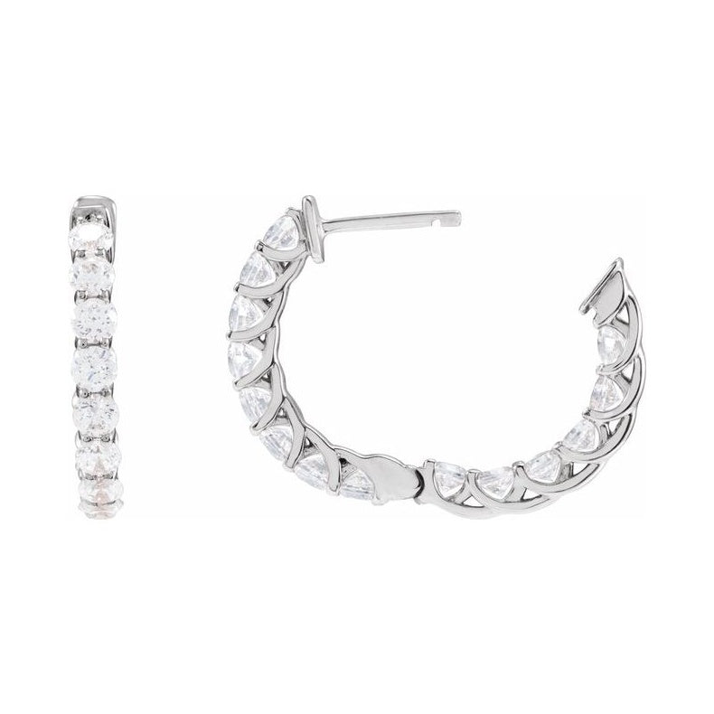 Inside-Outside Hoop Earrings
