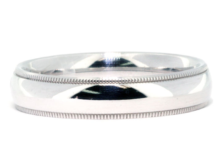 5mm Platinum Milgrain Band