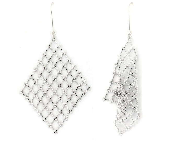 Waterfall 18KW Drop Earrings | Washington Diamond