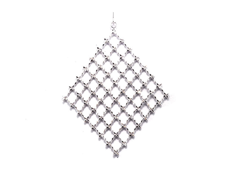 Waterfall 18K White Gold Drop Earrings