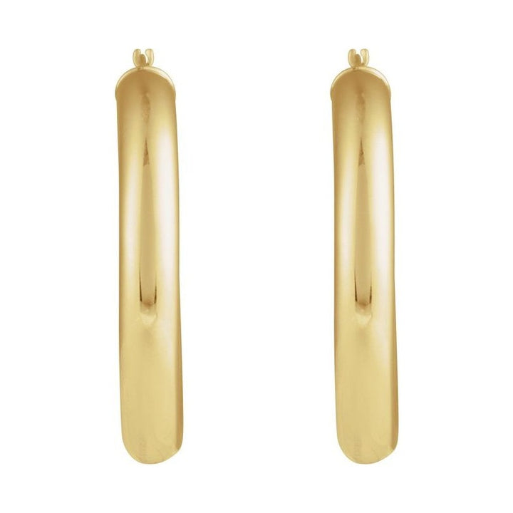 Tube Hoop Earrings