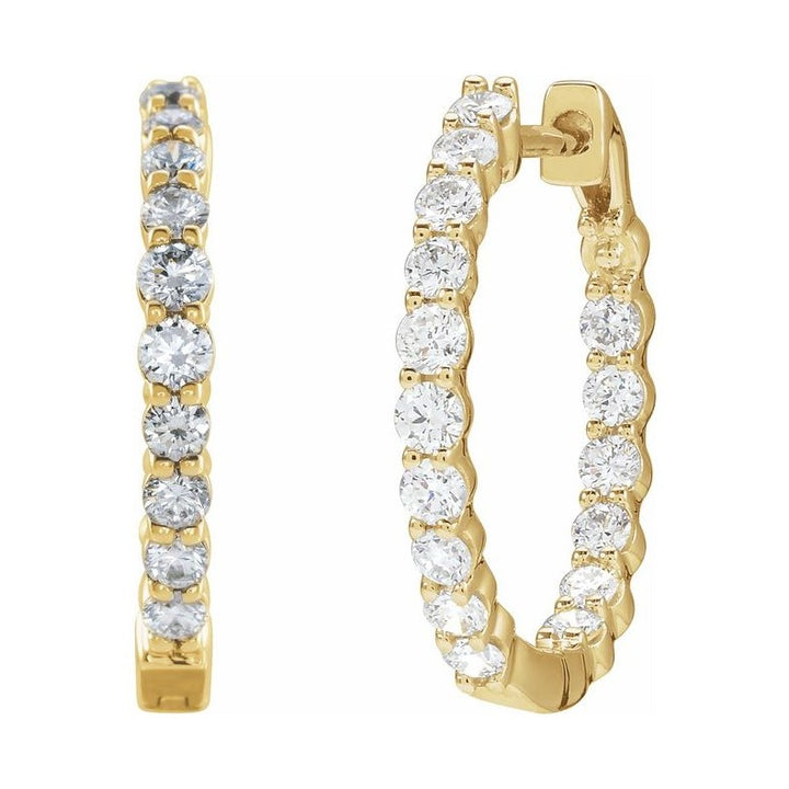 Inside-Outside Hoop Earrings
