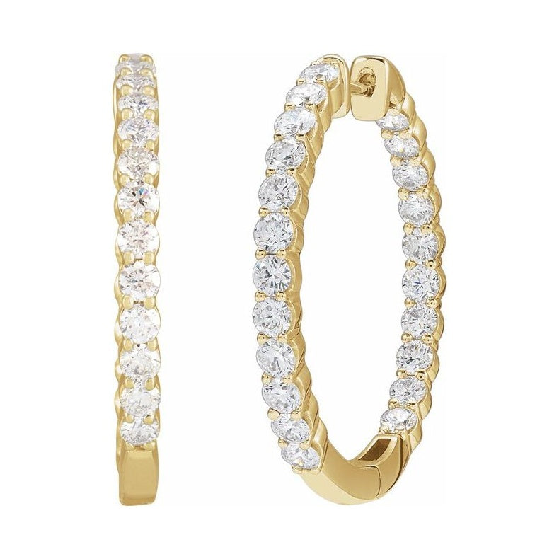 Inside-Outside Hoop Earrings