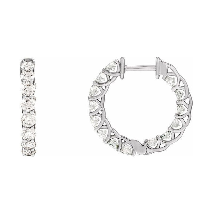 Inside-Outside Hoop Earrings