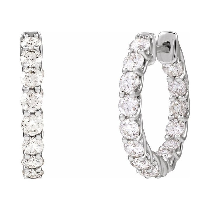 Inside-Outside Hoop Earrings
