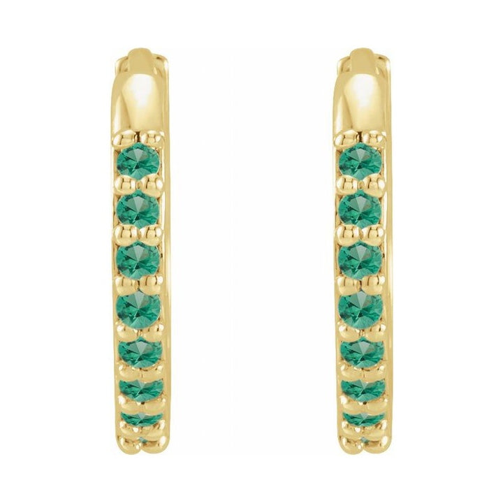 Accented Huggie Earrings