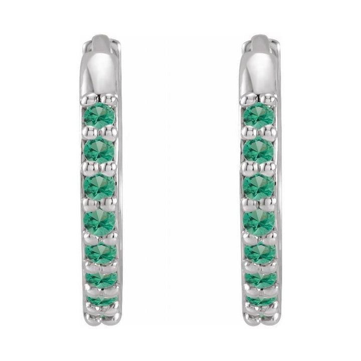 Accented Huggie Earrings