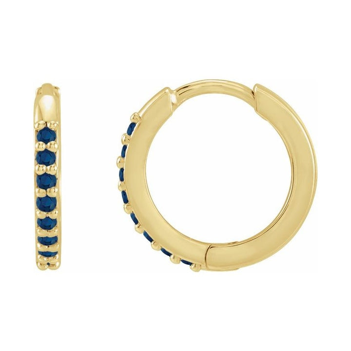 Accented Huggie Earrings
