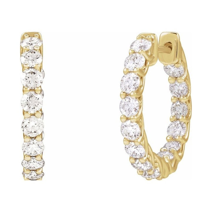 Inside-Outside Hoop Earrings
