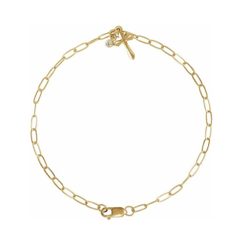 Cross Charm Bracelet