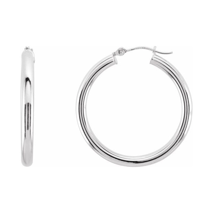Tube Hoop Earrings