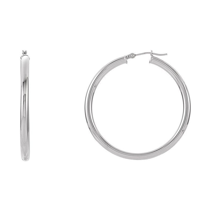 Tube Hoop Earrings