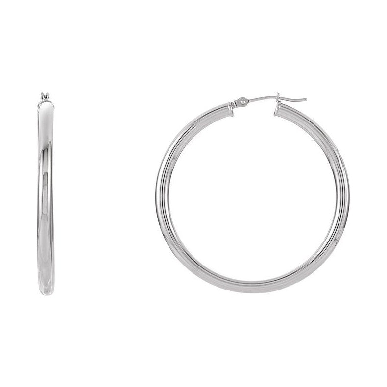 Tube Hoop Earrings