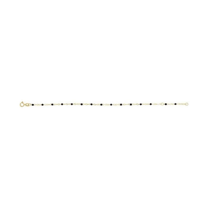 2 mm Enamel Bead Adjustable Chain