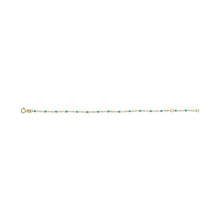 2 mm Enamel Bead Adjustable Chain
