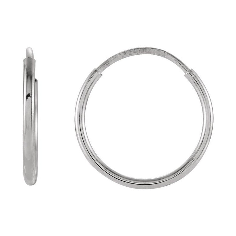 Endless Tube Hoop Earrings