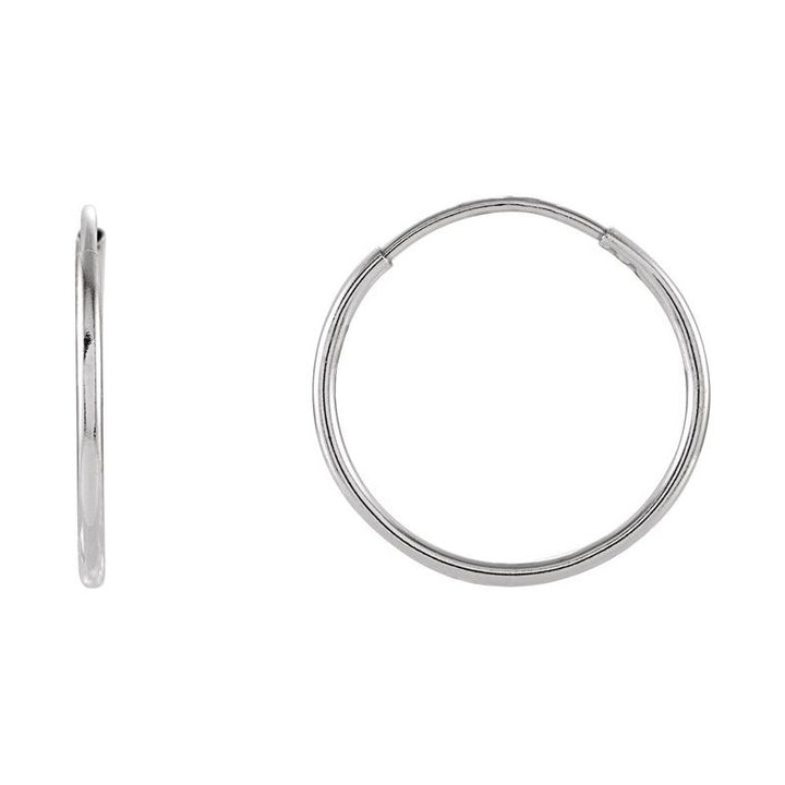 Endless Tube Hoop Earrings