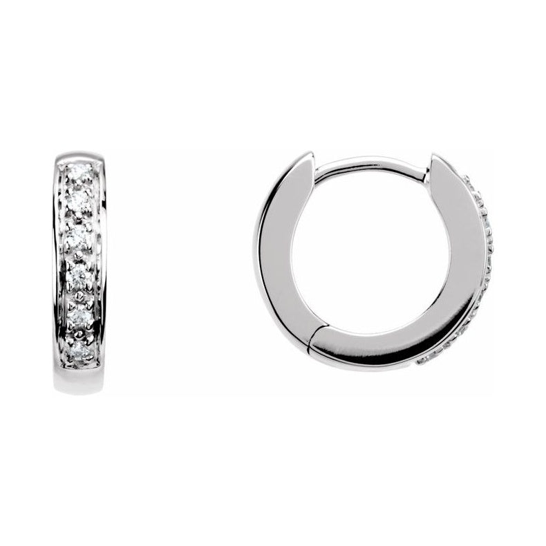 Accented Hoop Earrings