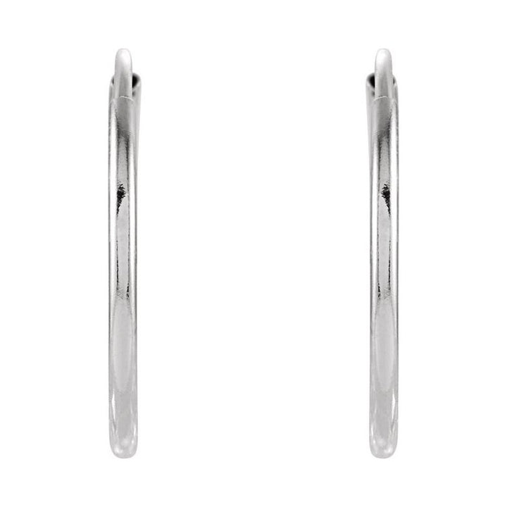 Endless Tube Hoop Earrings