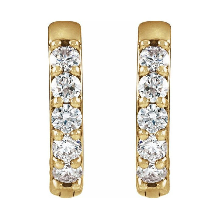 Accented Huggie Earrings