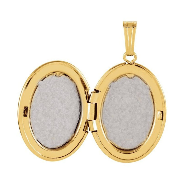 Oval Floral Locket