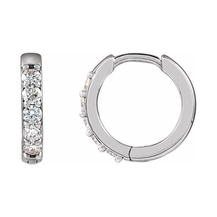 Accented Huggie Earrings