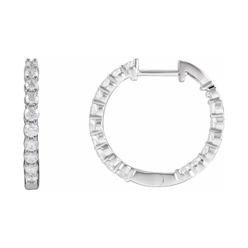 Inside-Outside Hoop Earrings