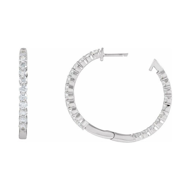 Inside-Outside Hoop Earrings