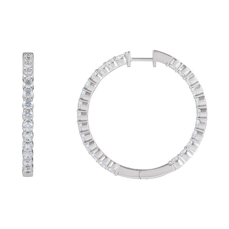 Inside-Outside Hoop Earrings