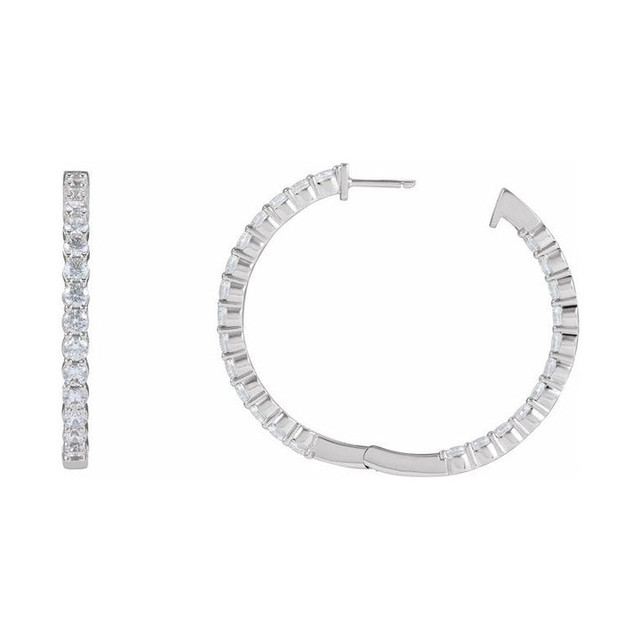 Inside-Outside Hoop Earrings