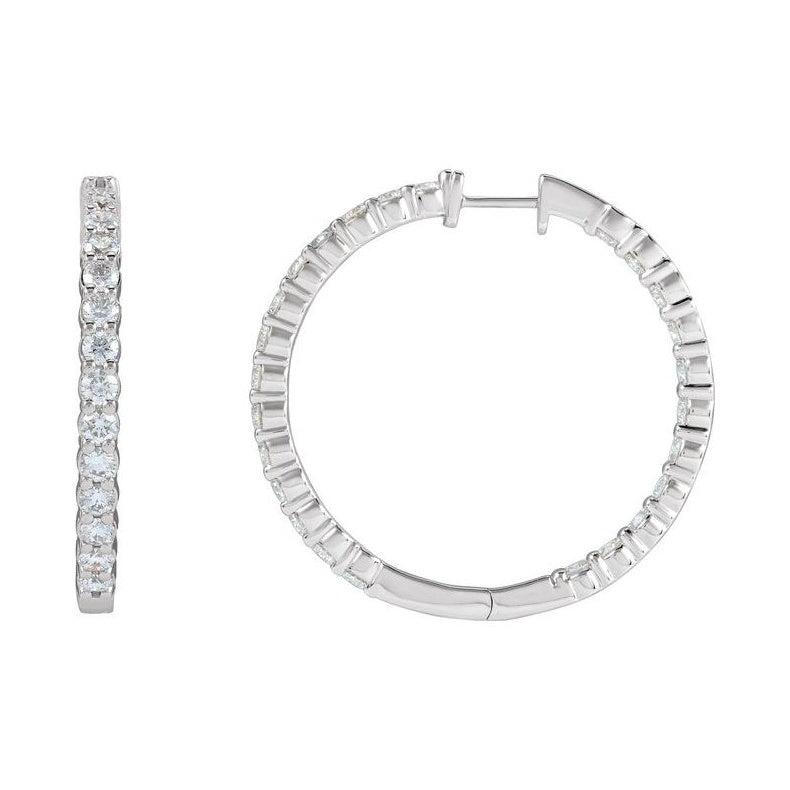 Inside-Outside Hoop Earrings