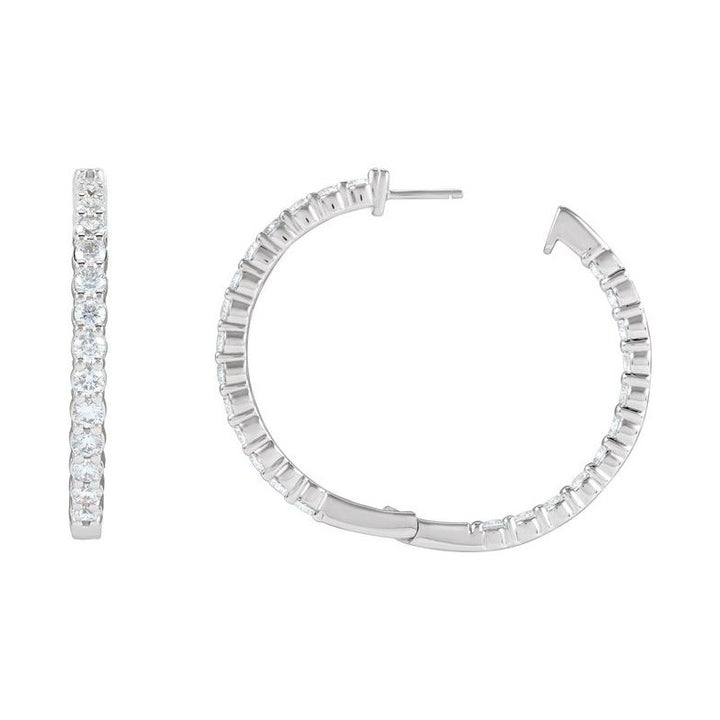 Inside-Outside Hoop Earrings