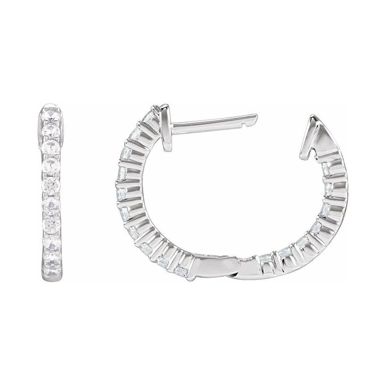 Inside-Outside Hoop Earrings