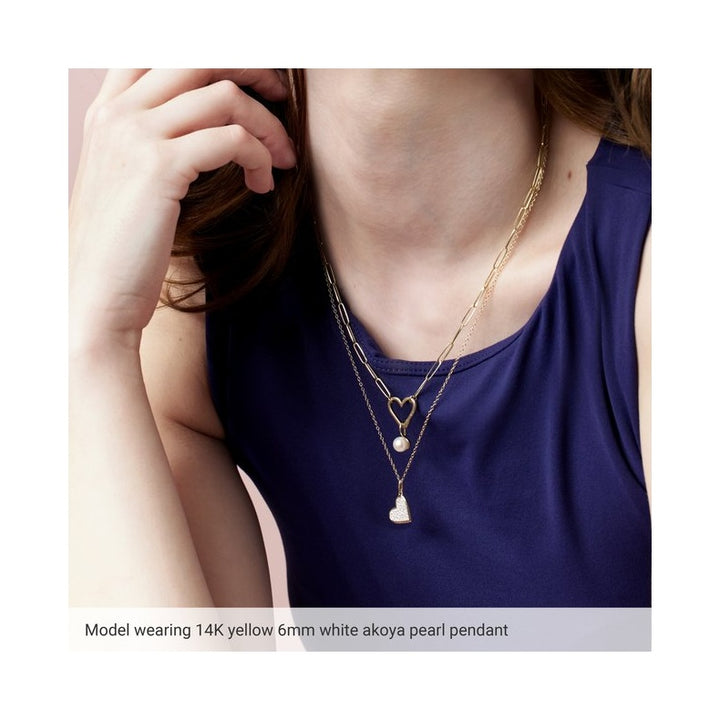 Pearl Solitaire Charm/Pendant