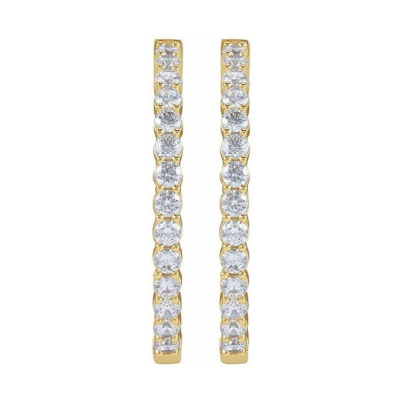 Inside-Outside Hoop Earrings