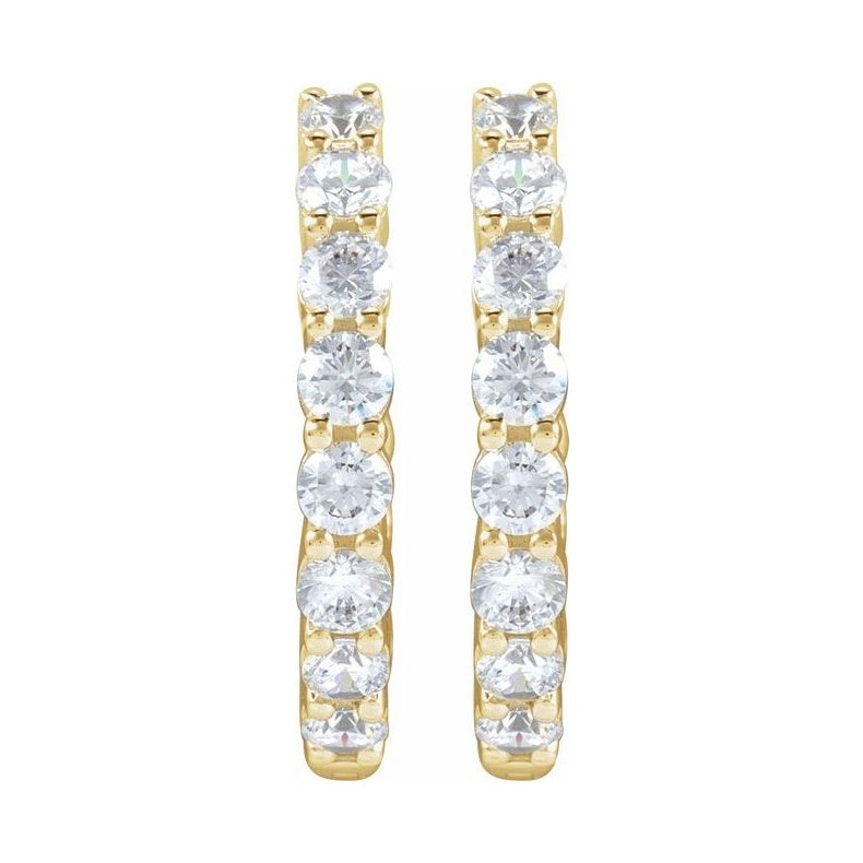 Inside-Outside Hoop Earrings