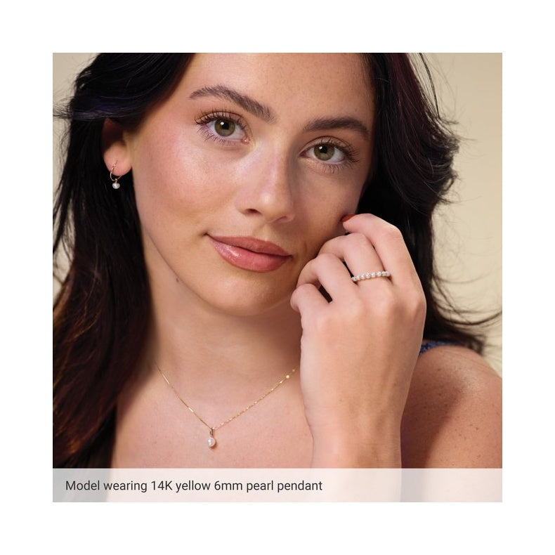 Pearl Solitaire Charm/Pendant