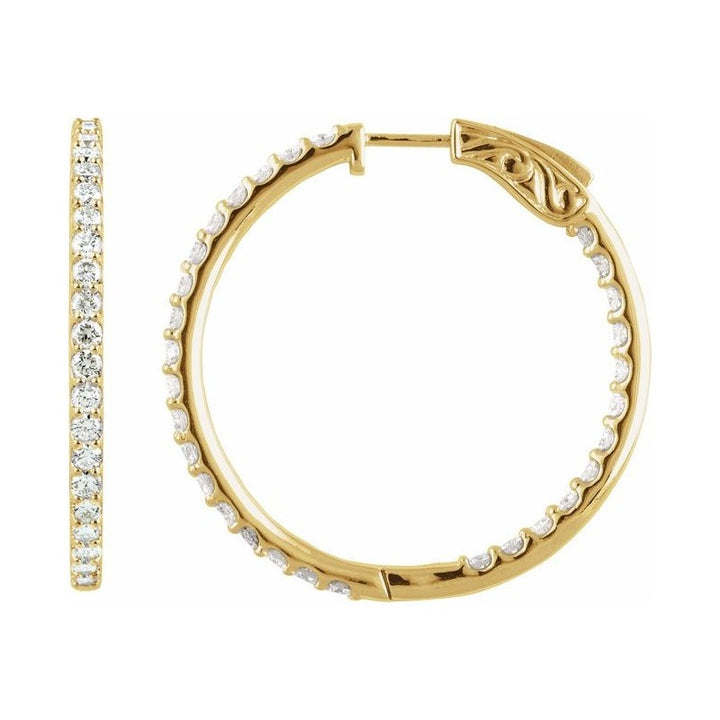 Inside-Outside Hoop Earrings