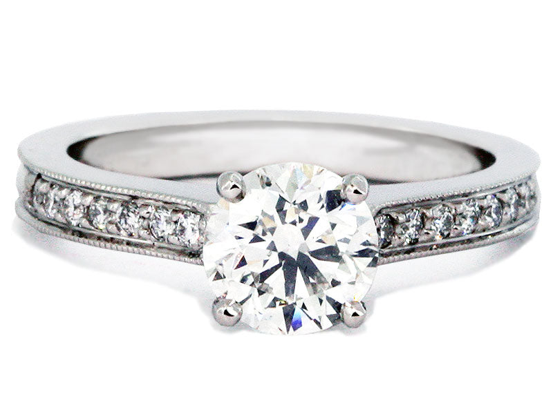 Platinum Channel-Set Engagement Setting | Washington Diamond