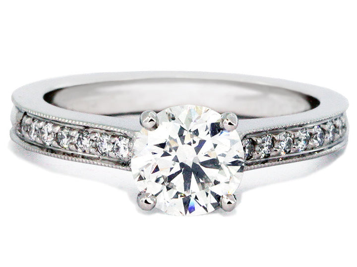 Platinum Channel-Set Engagement Setting | Washington Diamond