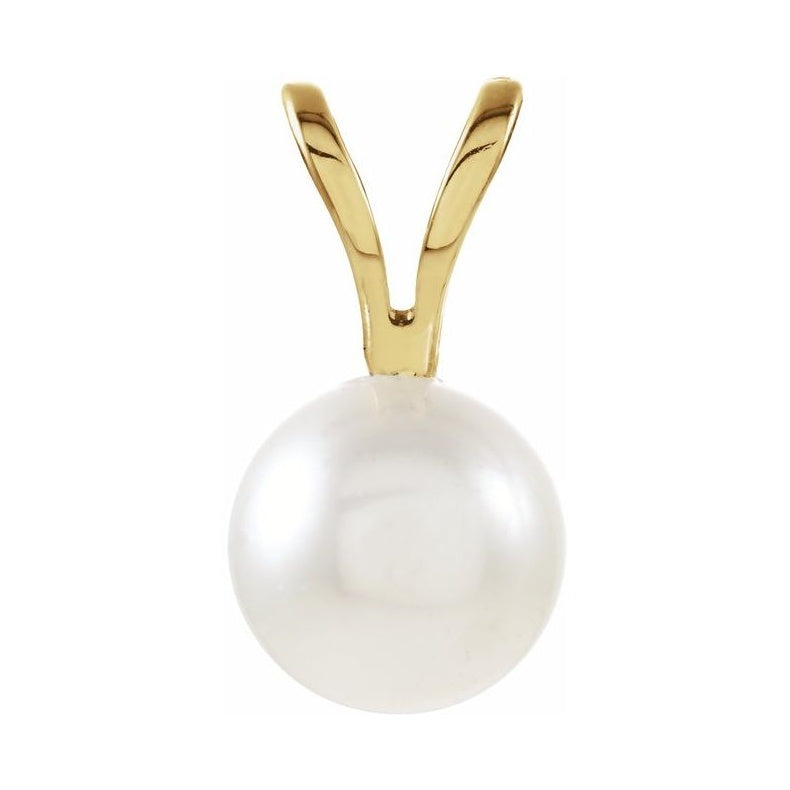 Solitaire Pearl Pendant