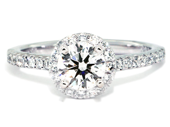 Plat Eng Mtg Halo-Top 34rbc=.33cts tw