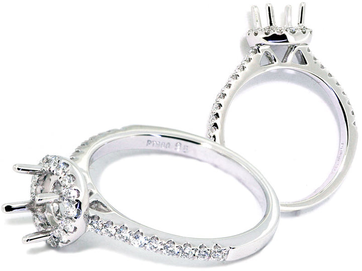 Plat Eng Mtg Halo-Top 34rbc=.33cts tw