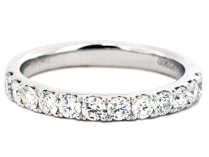 Platinum Prong-Set  Wedding Band | Washington Diamond
