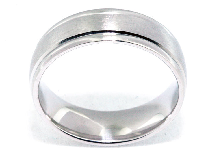 7mm Satin-Center Men's Wedding Band