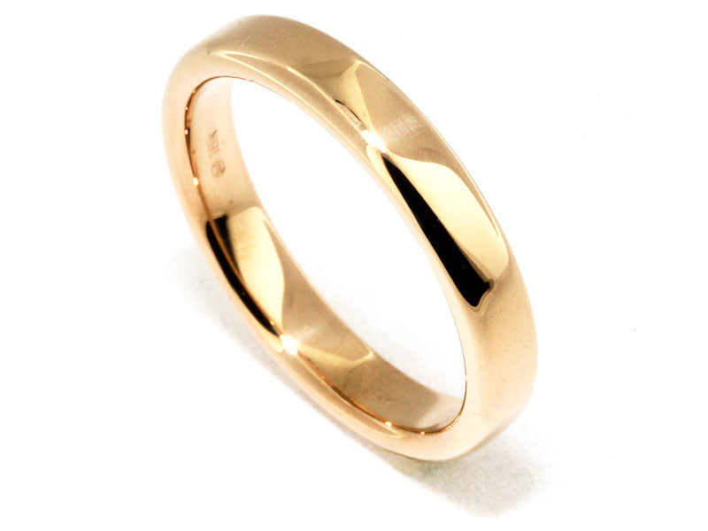 4mm 18k Yellow Gold Euro-Style Men's Wedding Band | Washington Diamond