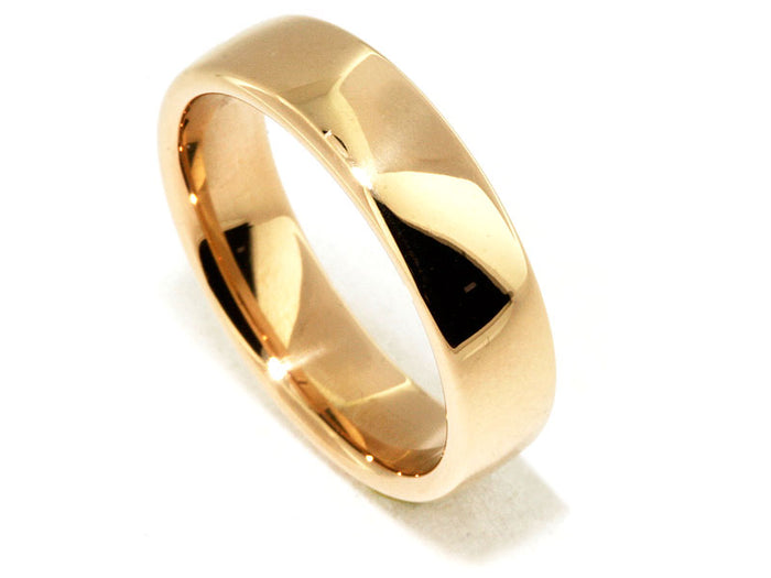 6mm Euro-Style 18KY Wedding Band | Washington Diamond